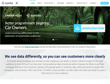 Tablet Screenshot of eyeota.com